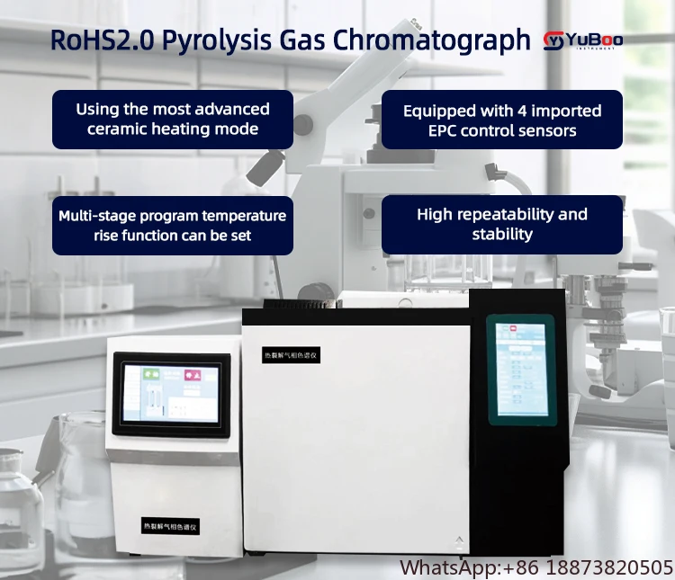 Wide range of analysis RoHS Pyrolysis Gas chromatograph mass spectrometry Hazardous substances detection