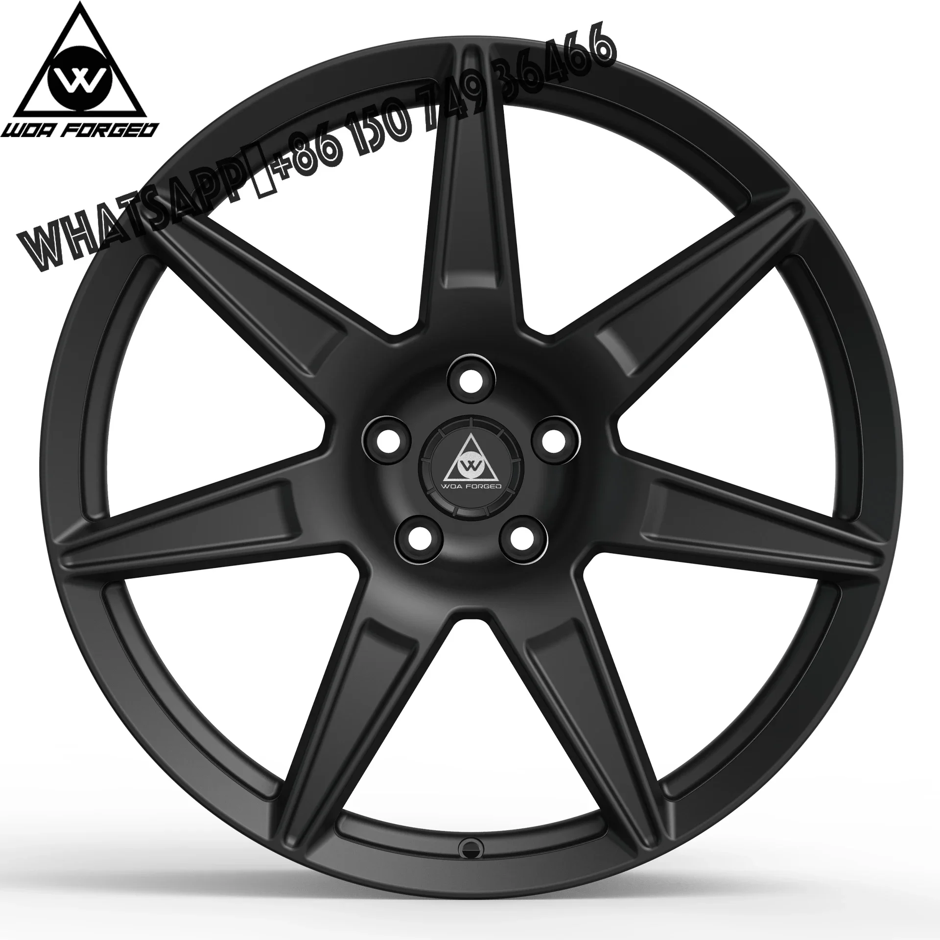 WOA FORGED Monoblock 7 Spoke 19 20 21 22 Inch Passenger Car Wheels Sport Alloy Rim 5X115 for Dodge Challenger Charger Rt Hellcat