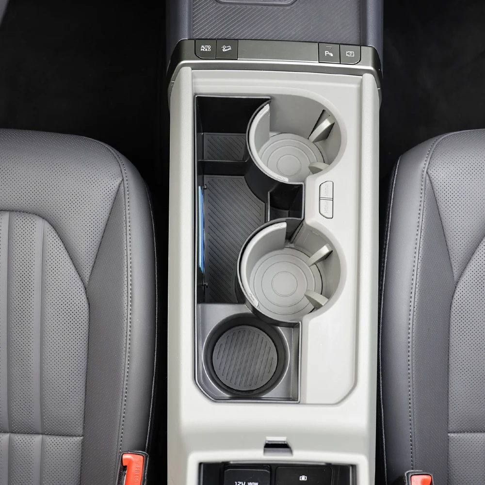 Car Tuning First Row Center Armrest Tray For Kia SELTOS 2027 LHD ABS Central Storage Box Interior Accessories