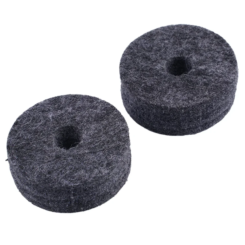 

High Quality Hot Sale Brand New Best Cymbal Felt Washer 20pcs Crash Cymbals Clutch Drum Gray/black Round Shape