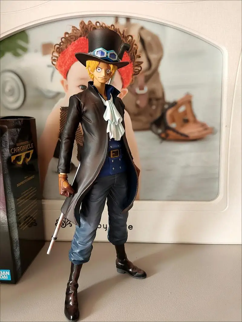 Banpresto Chronicle The Sabo figura modelo Bandai, modelo de Pvc genuino de Japón, muñeca de una pieza, colección de juguetes, regalo para niños