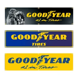 60X240cm Good Years Replacement Tyres Banner Flag Garage or Outdoor Decoration Tapestry