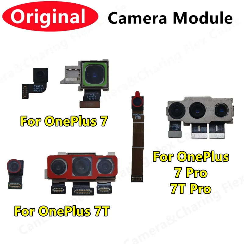 Front Rear Back Camera For OnePlus 7 / OnePlus 7T / OnePlus 7 Pro Facing Camera Module Flex Replacement Spare Parts