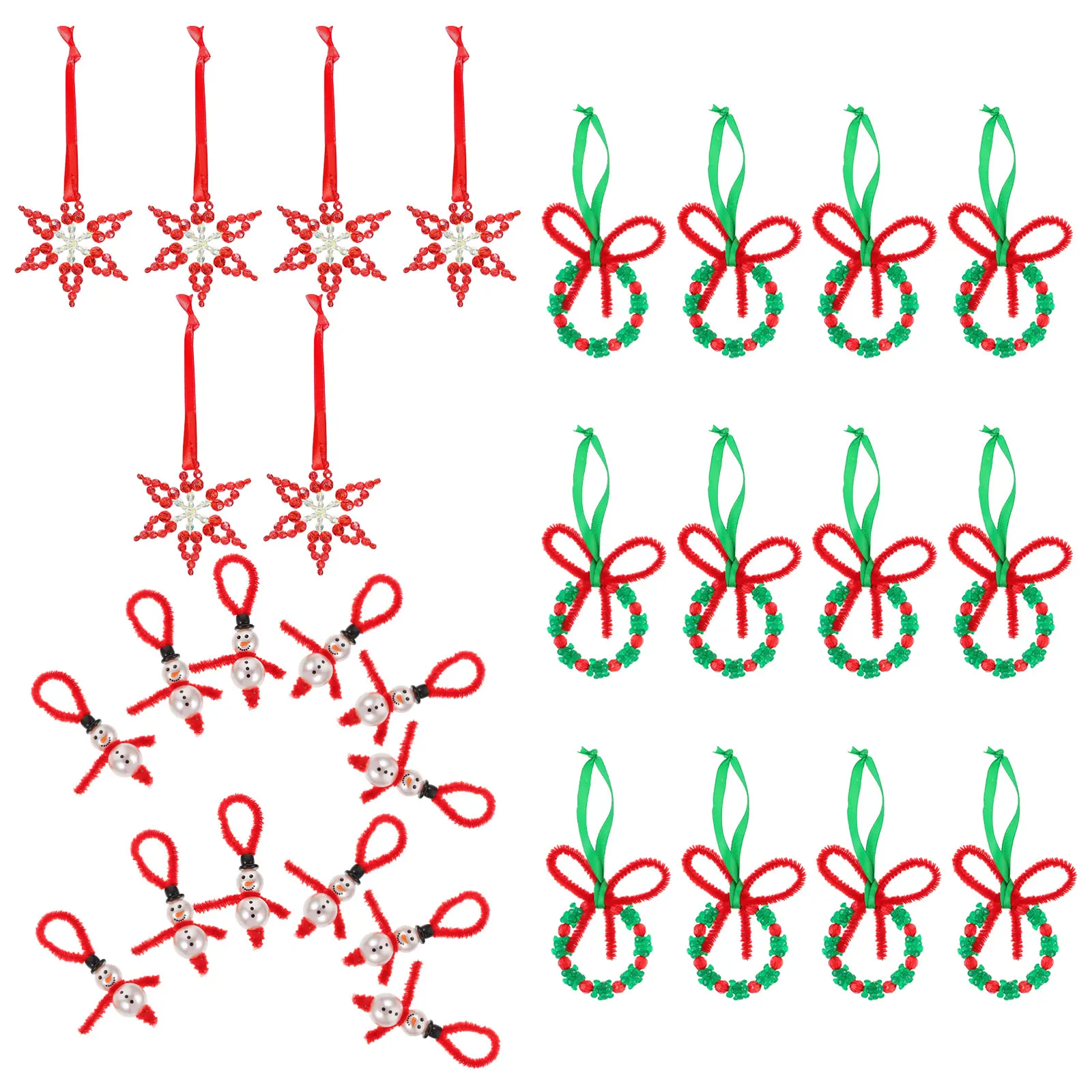 

Christmas Decoration DIY Supplies Xmas Tree Hanging naments Kit Pendant Crafts Accessories Craft Kits Holiday Party