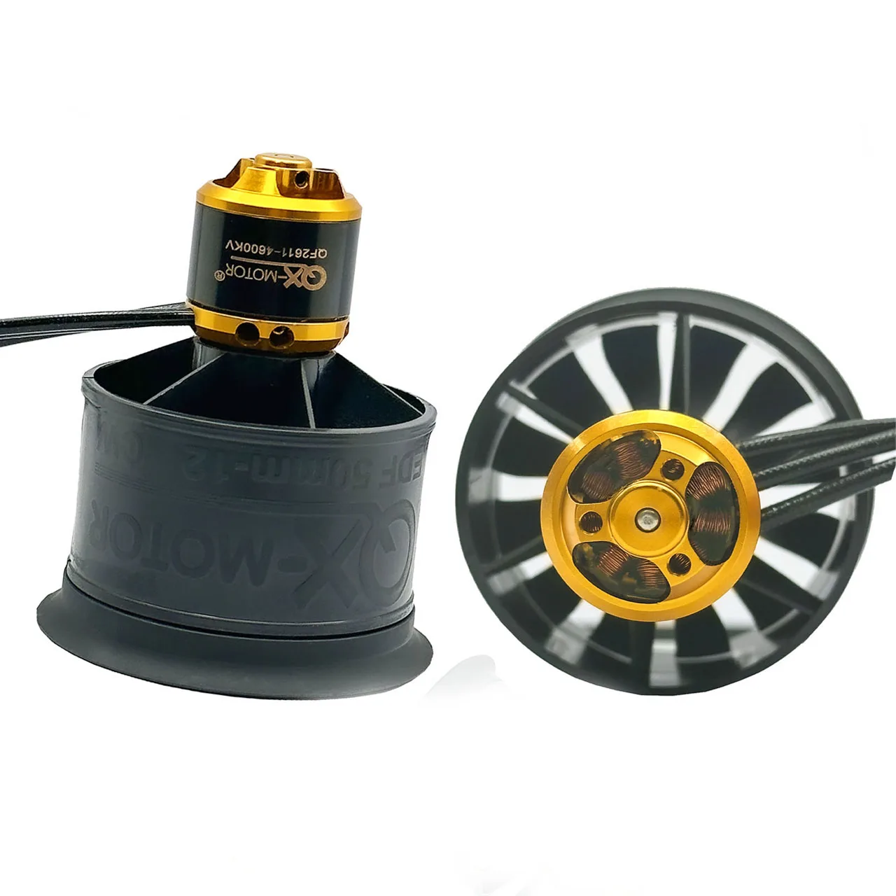 QX-MOTOR 50mm EDF 12 Blades Ducted Fan QF2611 3300/4000/4600/5000KV CW/CCW Brushless Motor For Remote Control Toy Parts