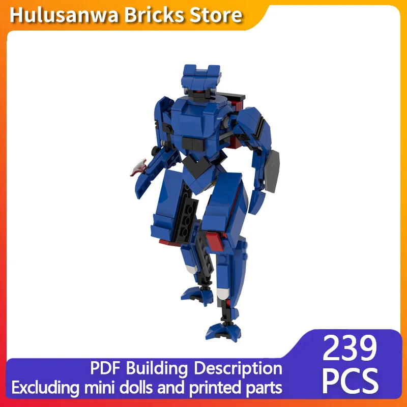 

Популярная игровая модель MOC, строительные кирпичи, классическая боевая меха, модульная технология, подарки, праздник, сборка, детские игрушки, костюм