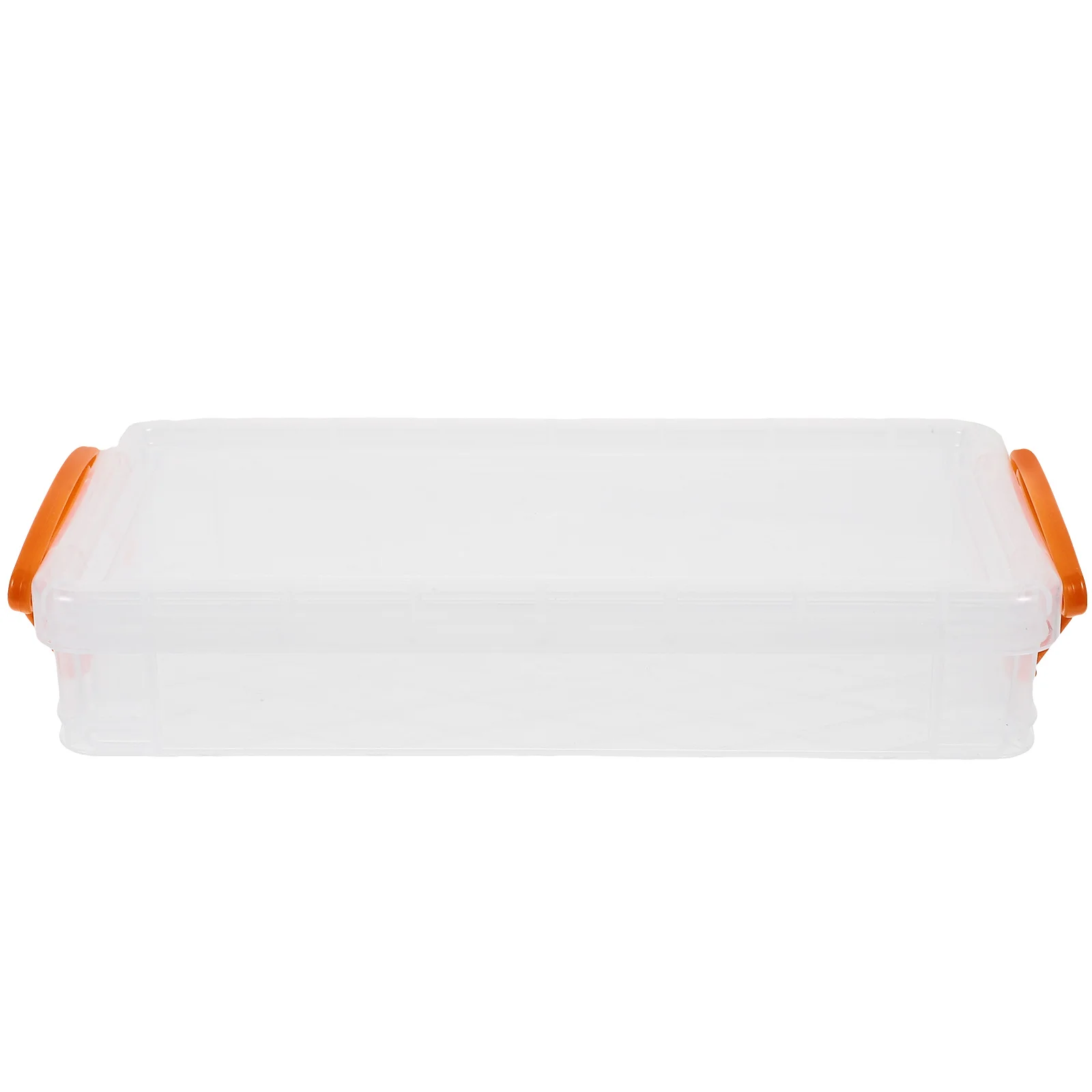 

680pcs Sturdy Plastic Pencil Box Large Capacity Clear Storage Case Pen Box Office School Supply Frosted Pencil Holder