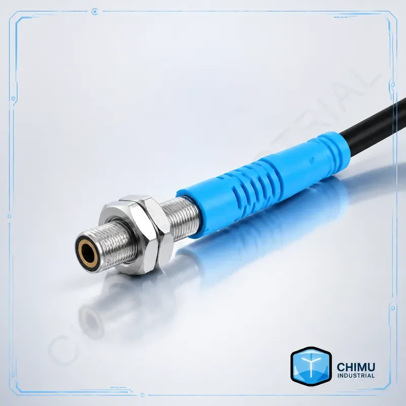 【CHIMU INDUSTRIAL】M3 M4 M5 M6 M8 Miniature Diffuse Photoelectric Sensor Visible Light Point for Precise Automation