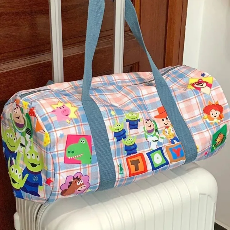 Disney Toy Story New Travel Handbag Cartoon Cute Women's Handheld Travel Bag Large Capacity Fashion High Quality Storage Bag