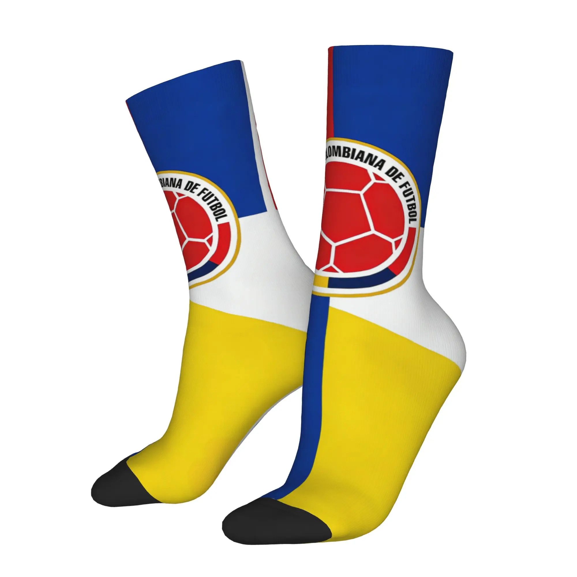 Happy Funny Colombia Retro Harajuku  Hip Hop Novelty Casual Sock Match Day Essentials