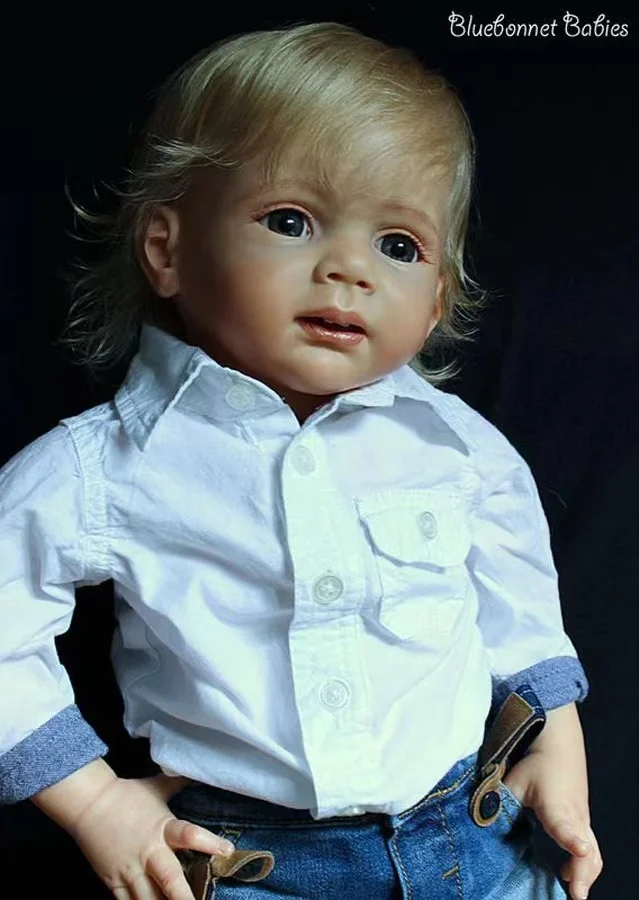 New Mold Full Arms Long Standing Legs 25inch Reborn Baby Kit Fritzi With Special Body With COA