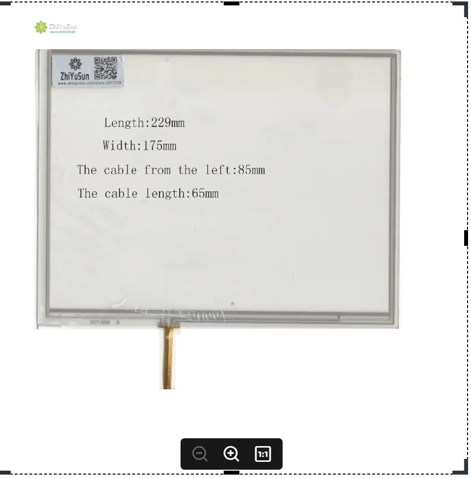 ZhiYuSun KDT-5886 229mm*175mm 4lines NEW touch screen panel TOUCH glass sensor 229*175 This is compatible