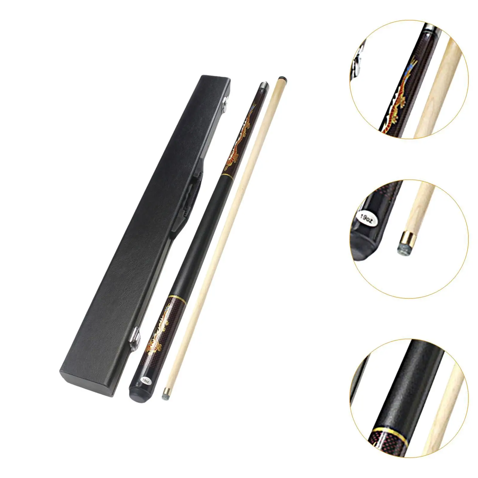 professional-billiard-cue-set-small-tip-1-2-split-with-hard-case-chalk-glove-for-black-eight-and-nine-ball