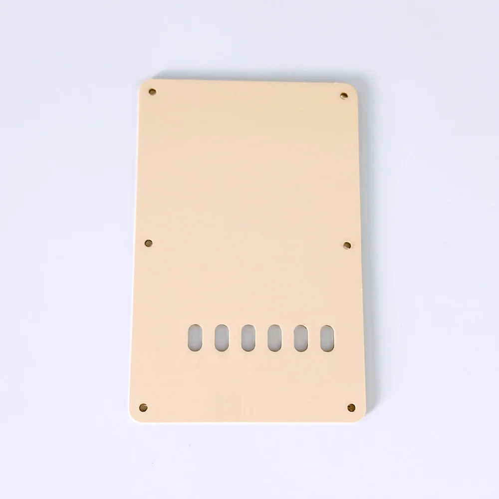 6 Holes Electric Guitar Tremolo Cavity Cover Back Plate for Fender ST SQ Strip Back Cover Electric Guitar Part Accessories