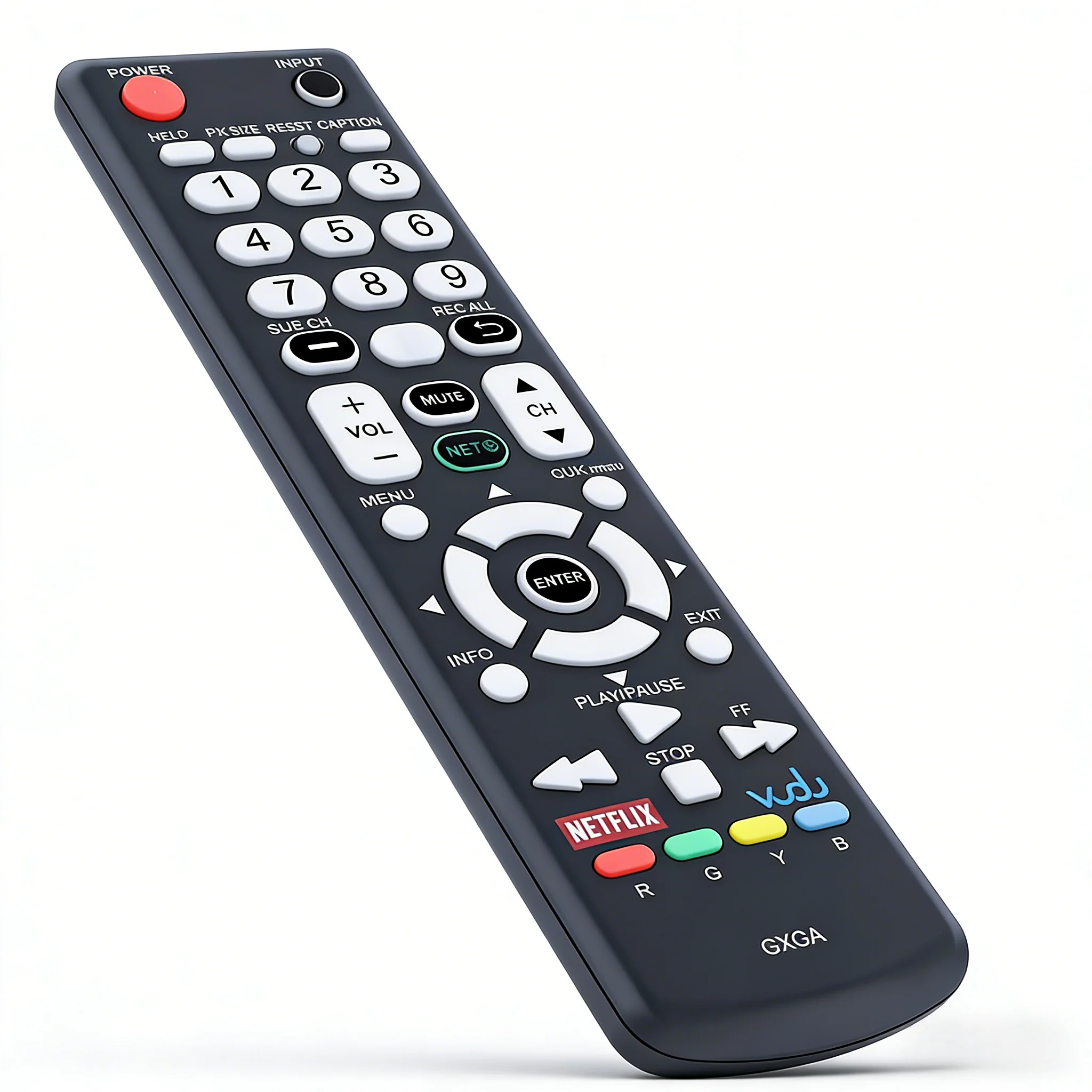 GXGA Remote Control Replacement for Sanyo HDTV, Fits DP46861 DP42861 DP46862 DP42862
