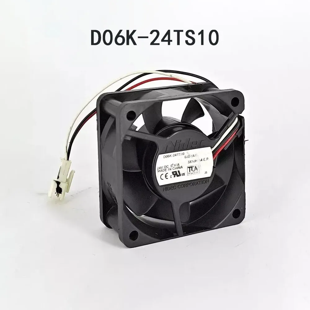 

For Nidec fan, new Quiet radiator 24VDC 0.10A D06K-24TS10 60X60X25mm axial fan -