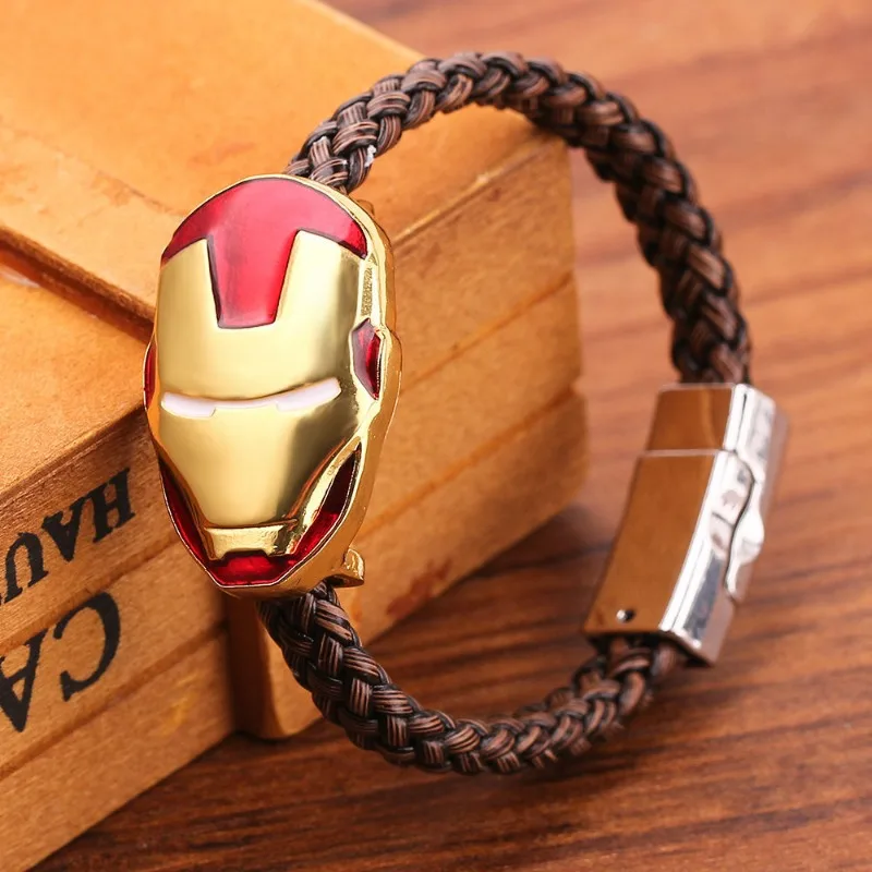 Nieuwe Marvel Armband Animatie Spiderman Iron Man Black Panter Souvenir De Avengers Armband Als Verjaardagscadeau Voor Vriendje