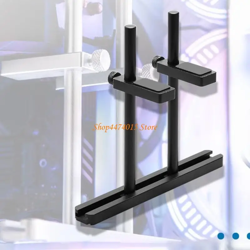 K1AA DIY Hoogte Verstelbare grafische kaart Mount Geanodiseerde aluminiumlegering beugel