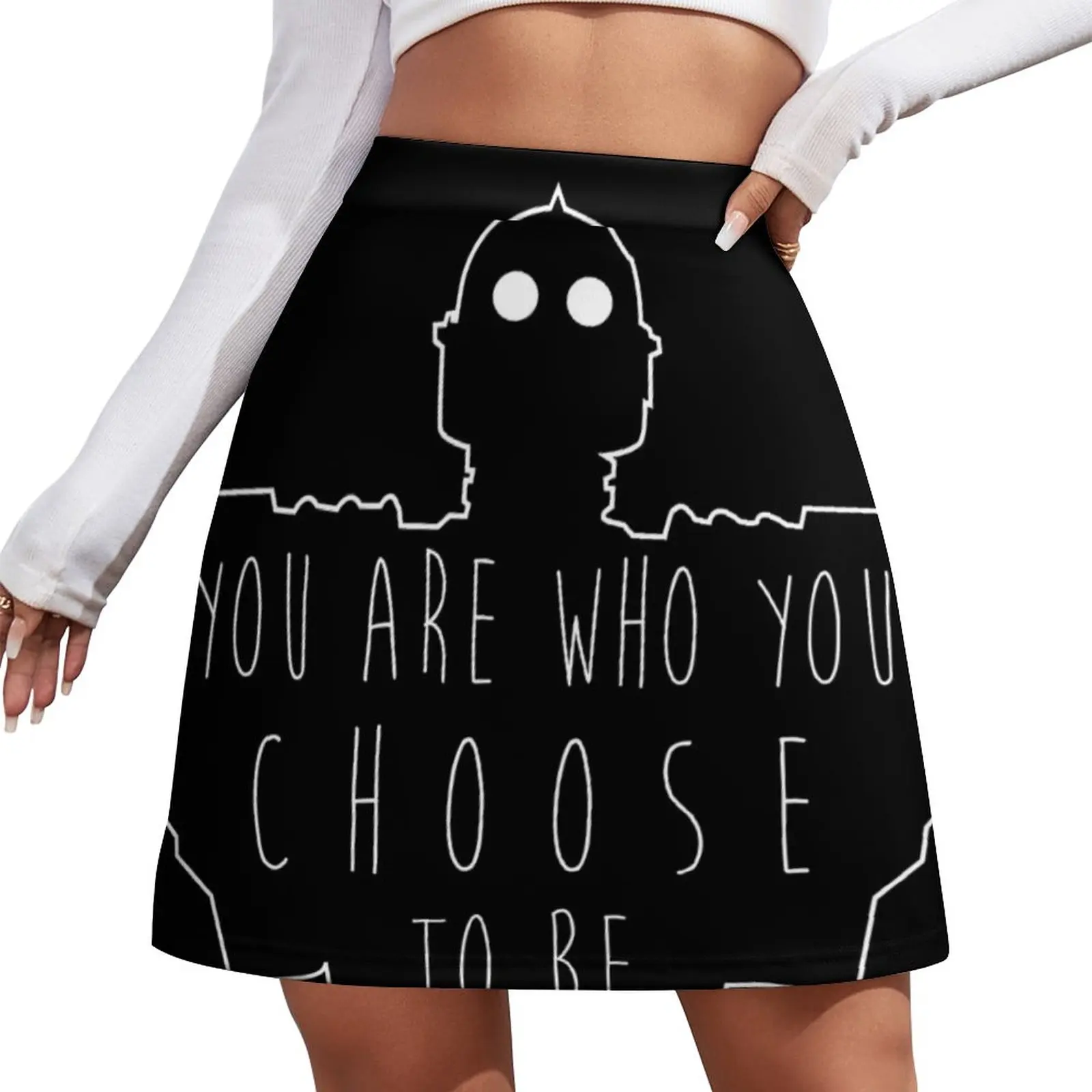 

Iron Giant- "You Are Who You Choose To Be" Mini Skirt korean style women clothing