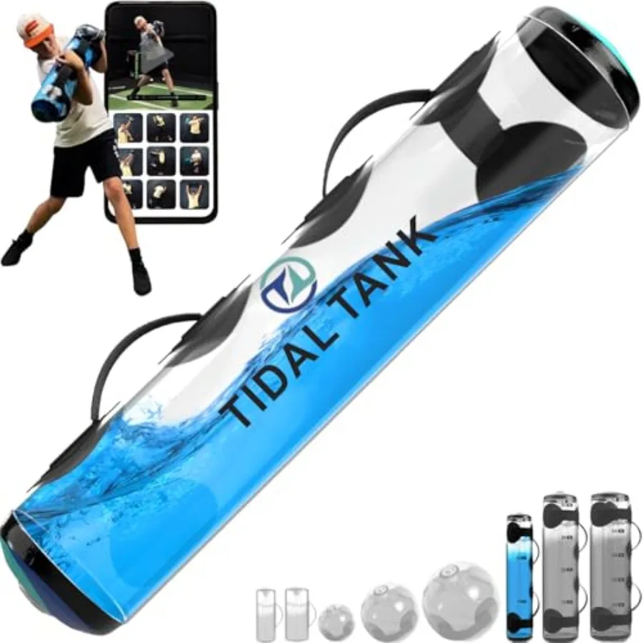 

Tube - The Original Aqua Bag - Water Weight Bag up to 79 lbs - Adjustable Workout Sand Bags Weights Alternative - Portable Sand