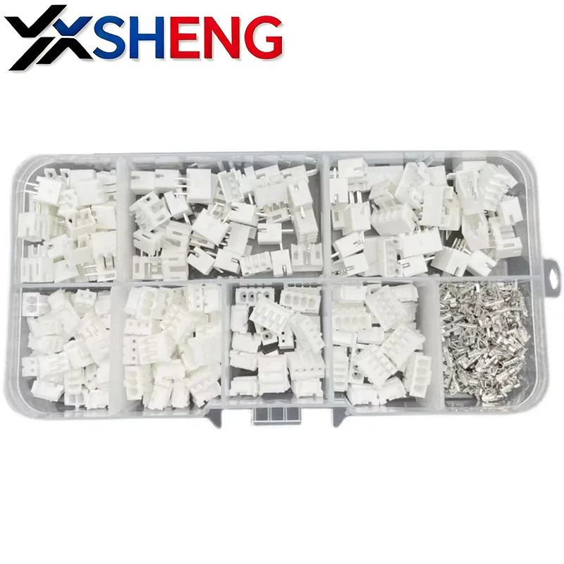 450PCS PH2.0 2P 3P 4P Pin 2.0mm Pitch Terminal Kit Housing Header JST Connector Wire Adaptor PH KITs For 3D Printer