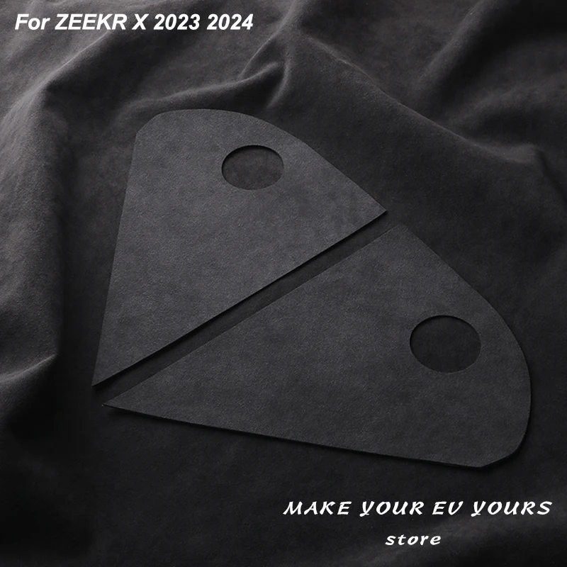 

For ZEEKR X 2023 2024 Suede Dashboard Side Decorative Stickers With Interior Accessories