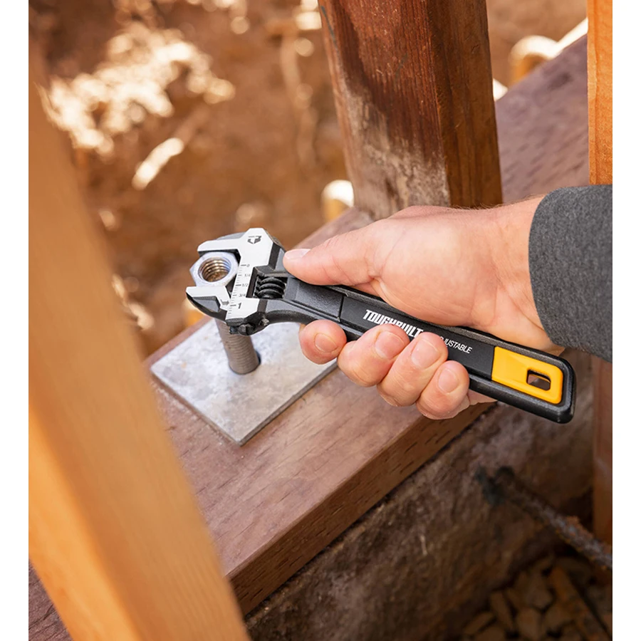 Imagem -05 - Chave Ajustável Toughbuilt Tb-h37008 Tb-h3-7010 10 Ferramentas Mecânicas de Chave Móvel de Escala Dupla