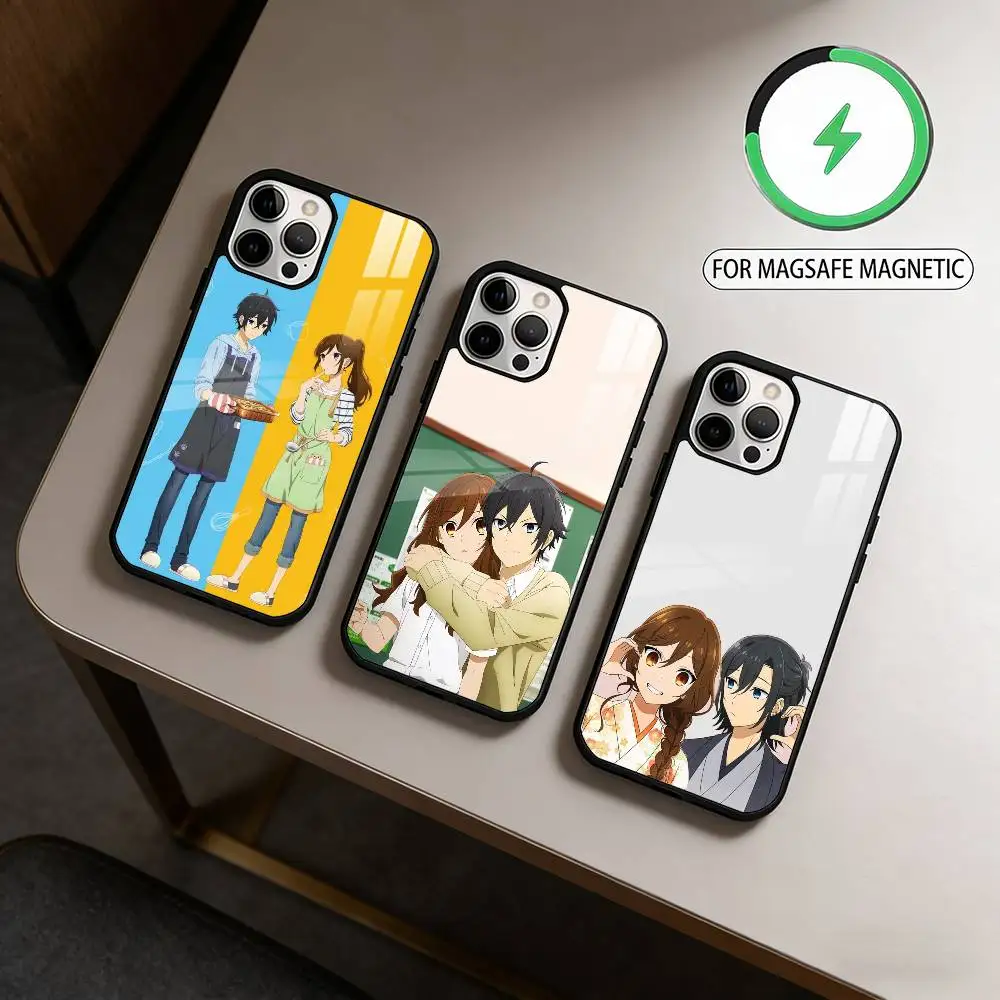 

Horimiya Hori And Miyamur Phone Case For iPhone17,16,15,14,13,12,11 Plus,Pro Max Magnetic For Magsafe Wireless Charging