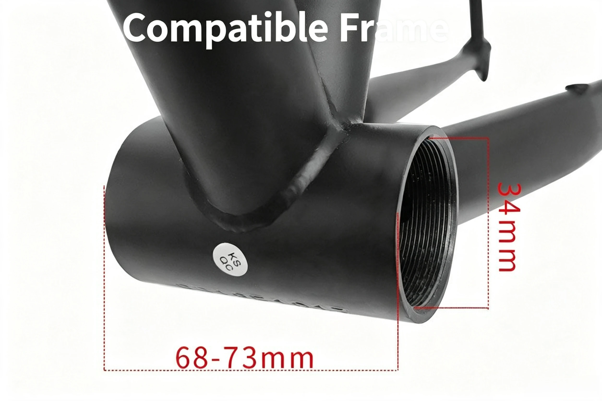 AKANTOR XT Hollowtech MTB Kurbelgarnitur 104 BCD 170mm Fahrradkurbelarm 34-40T Kettenblatt 9-12-Gang Mountainbike Kurbelsatz – Detail 6