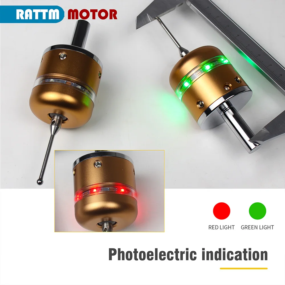 RATTM 3D Light Edge Finder CNC Machining Center Precision Centering Rod Accuracy 0.01 Touch Probe LED Optical Edge Finder