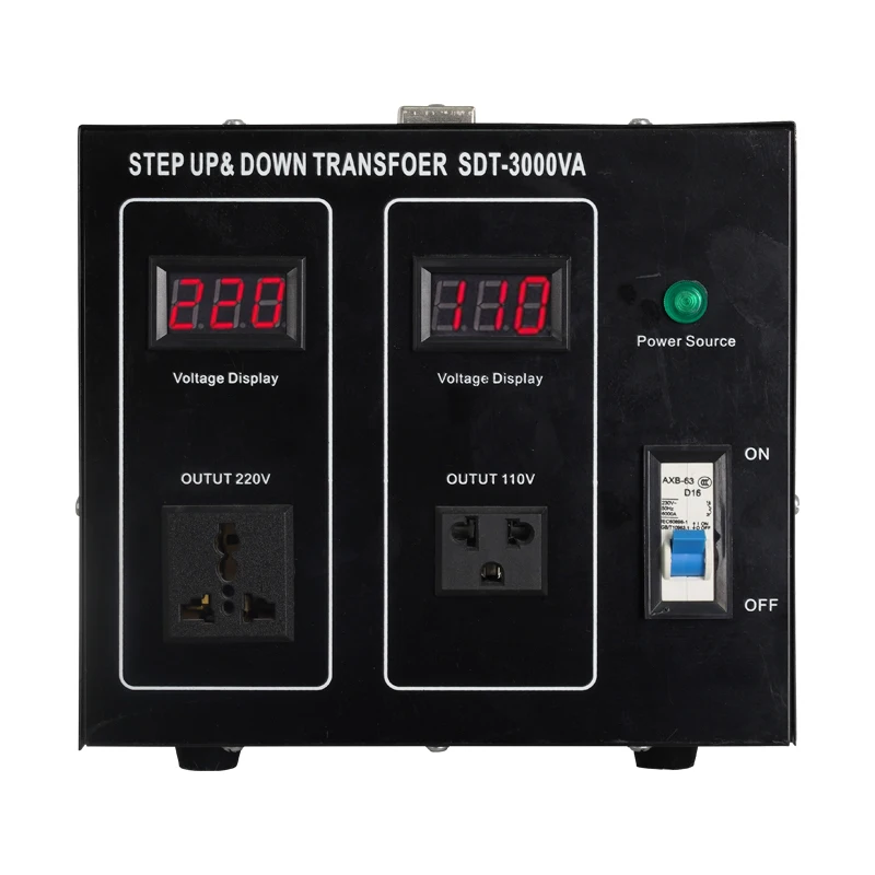 

Transformer Manufacturers SDT-3000W Power Transformer 220V To 110V Converter Single Phase LCD Display Machines And Equipments