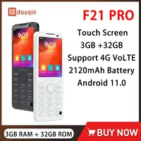 Qin F21 Pro 4G Smart Touch Screen Keypad Mobile Phone Android 2.8 Inch IPS 3GB RAM+32GB ROM 2120mAh 5MP Whatsapp Hebrew Keyboard