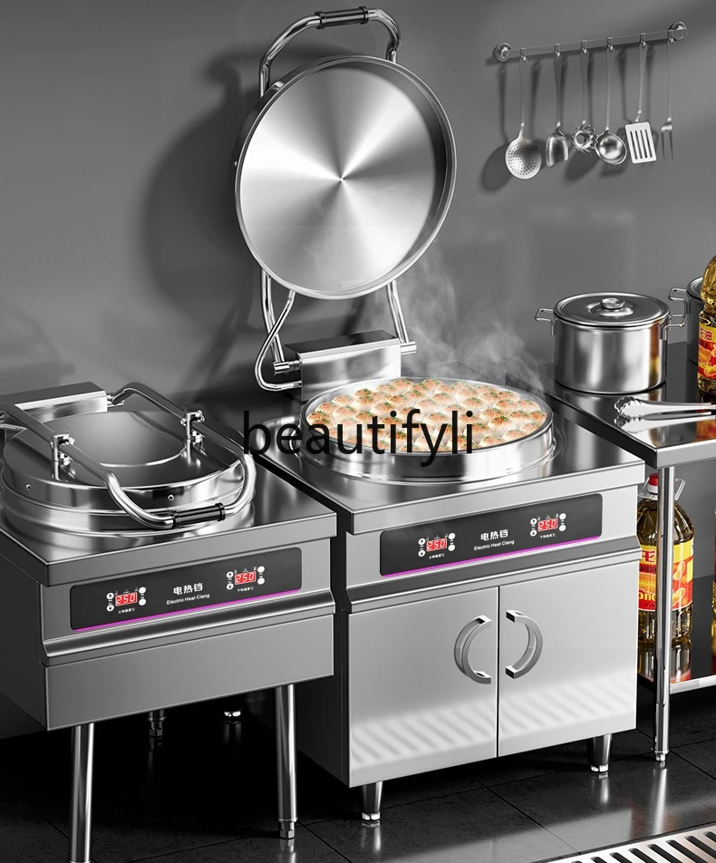 

Commercial Large Double-Sided Electric Griddle Automatic Constant Temperature Electric Griddle for Buns and Pancakes