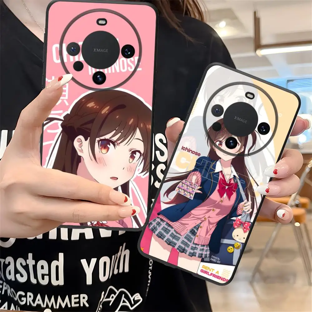 

Чехол для мобильного телефона Rent Girlfriend Chizuru для Huawei Mate 60 50 40 30 20 10 Pro Plus Lite E 5G, черный, роскошный, красивый