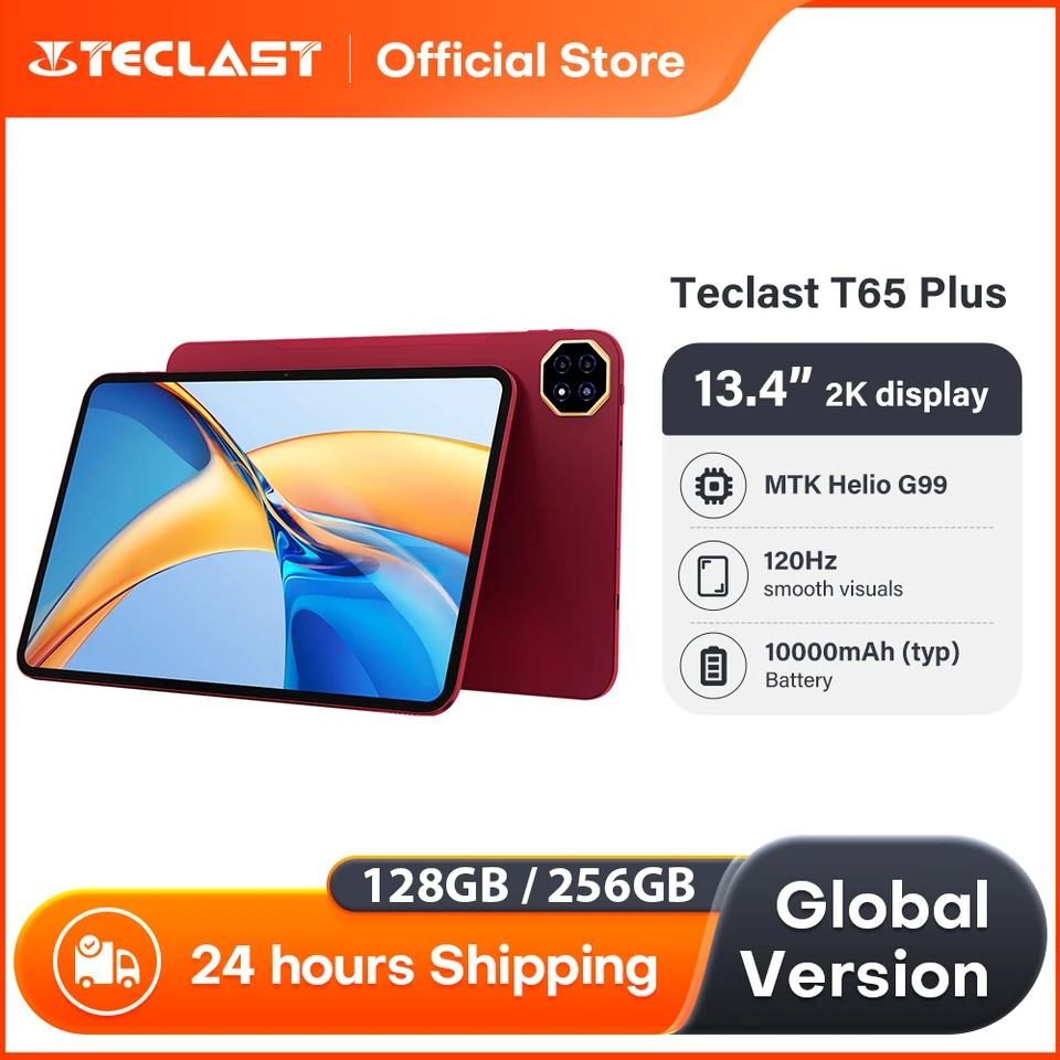 Teclast T65 Plus Tablet 13.4” 120Hz MediaTek Helio G99 8GB+128GB