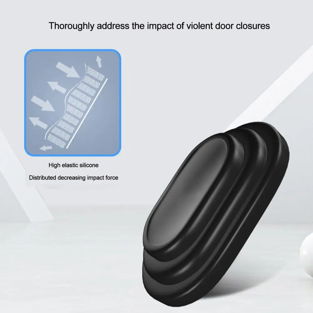 Car Door Noise Reducer Car Door Shock Pad Noise Reduction Kit 12pcs Adhesive Anti-collision Strip Sticker Bumper for Auto Door