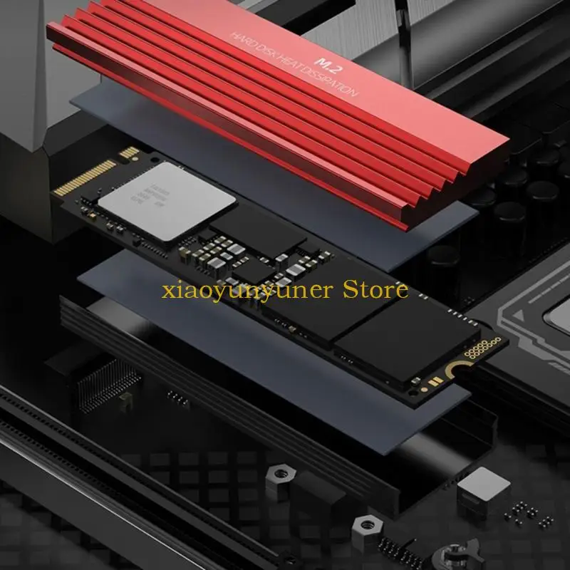 

P9JB Надежная охлаждающая подставка для твердотельного накопителя M.2 с канавками для повышения эффективности