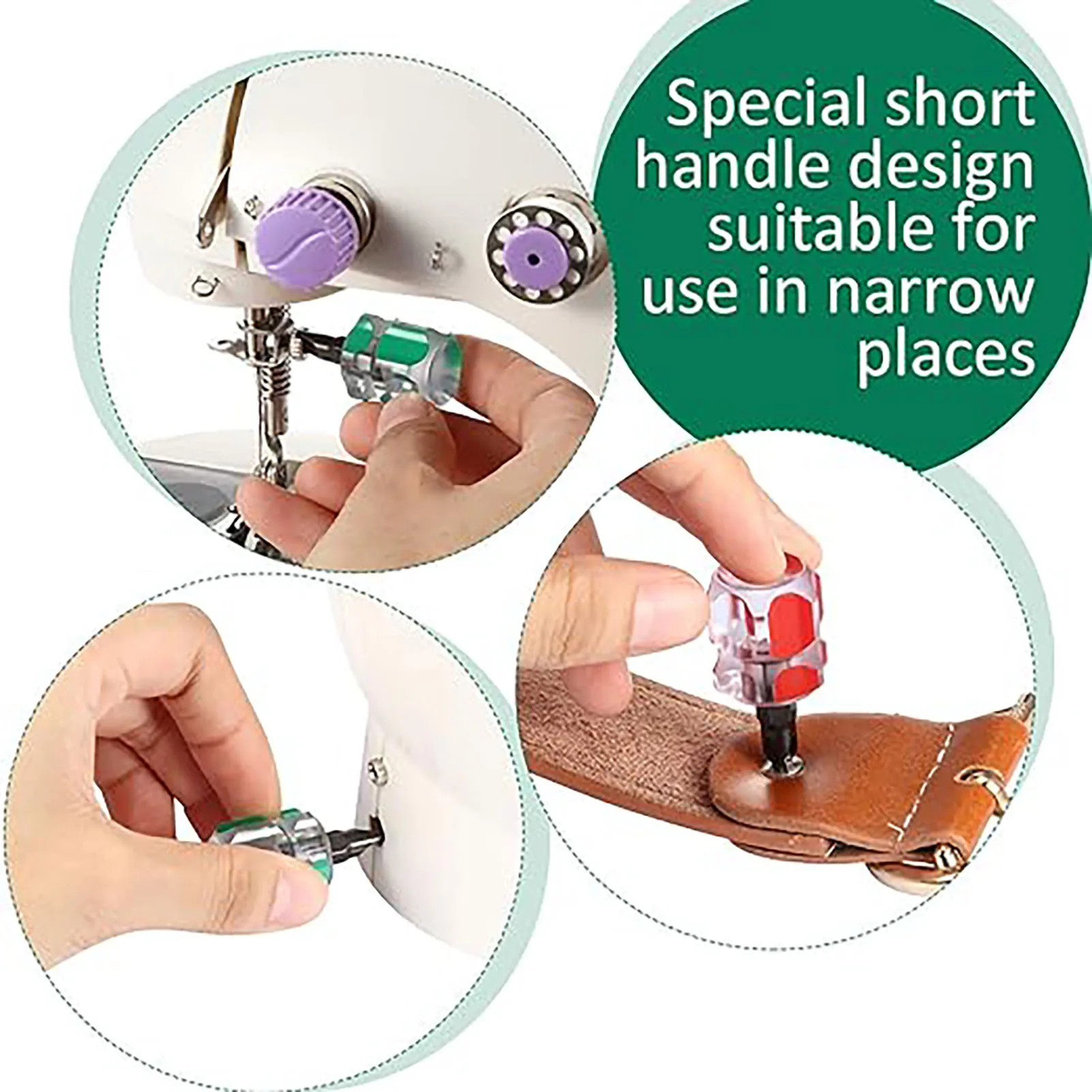Mini Screwdriver Portable Precision Repair Tool for Electronics DIY Maintenance 35mm Metal Manual Driver Durable Small Gear