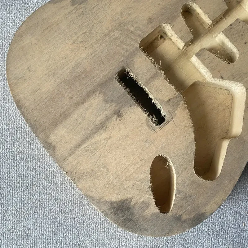JB230 Natural Solid Wood 6 String ST Electric Guitar Body SSH Pickups Tremolo Bridge No Paints Unfinished DIY Part Custom Order