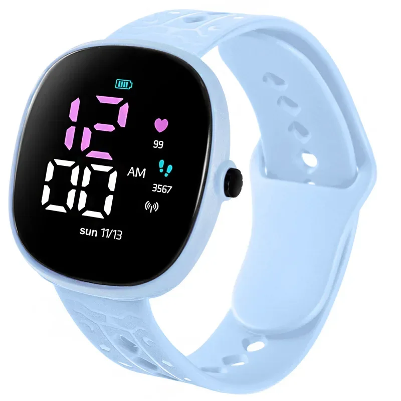 Nuevo Reloj electrónico LED para estudiantes, reloj de pulsera para niños, reloj Digital deportivo resistente al agua para niños