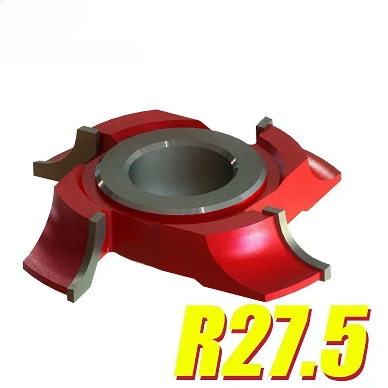 Customized 4 Tooth 6 Tooth Wood Cutting Concave Radius Milling Cutter 1/4'' Corner Rounding End Mills For Woodworking