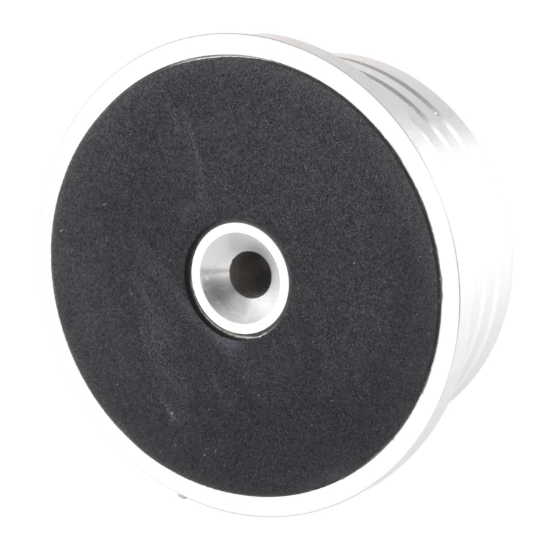 Aluminum Alloy Record Stabilizers With Bubble Levels For LPs Vinyls Turntables, 60Hz AntiVibration Clamp