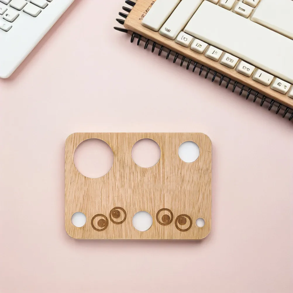 Wooden Safety Eye Tool Kit Including Accurate Eye Measurement Board for Crocheting Amigurumi Stuffed Animals Professional
