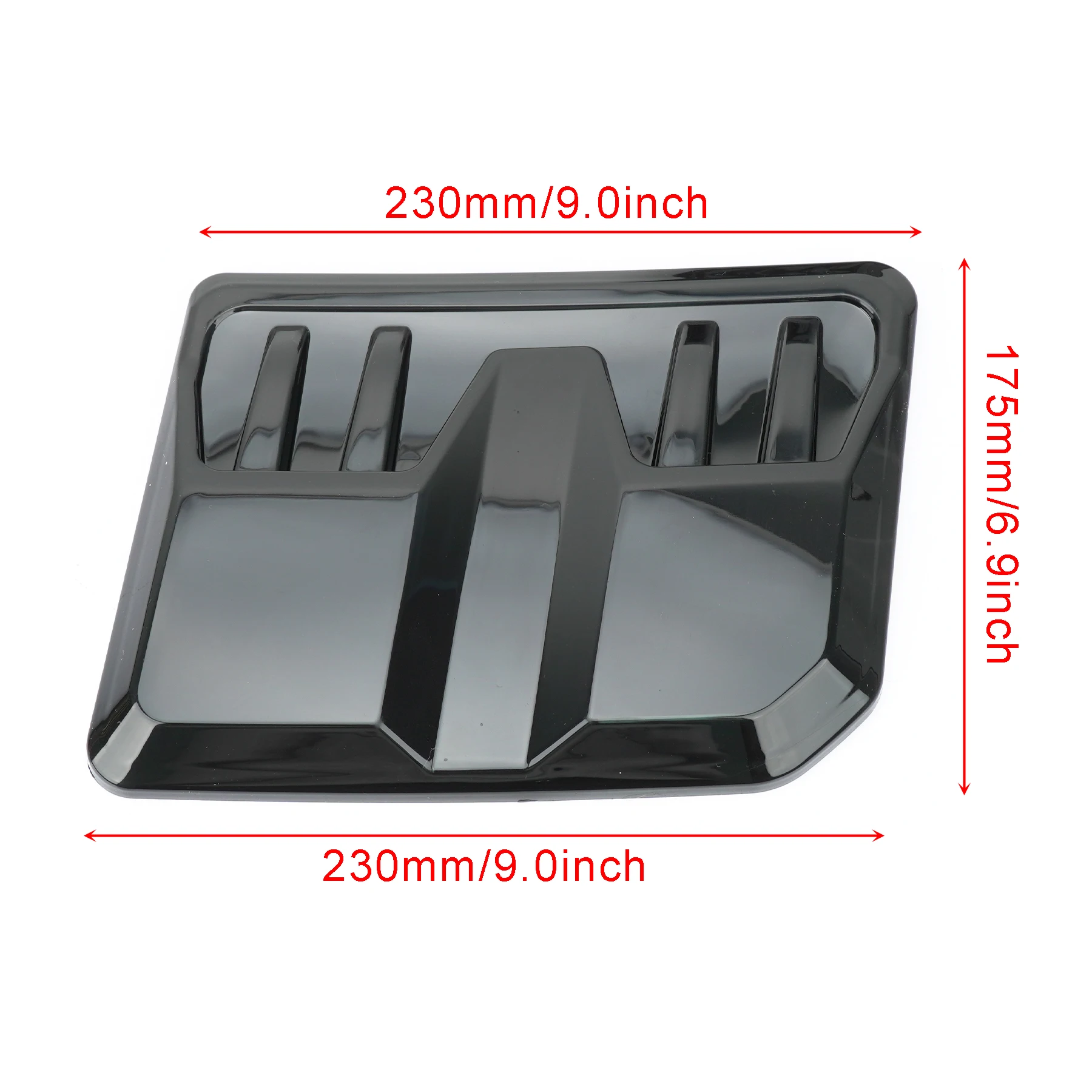 2pcs Universal Car Hood Vent Scoop Cover for 2022-2024 Ford Ranger Raptor Everest Exterior Air Intake Grille Decoration Stickers