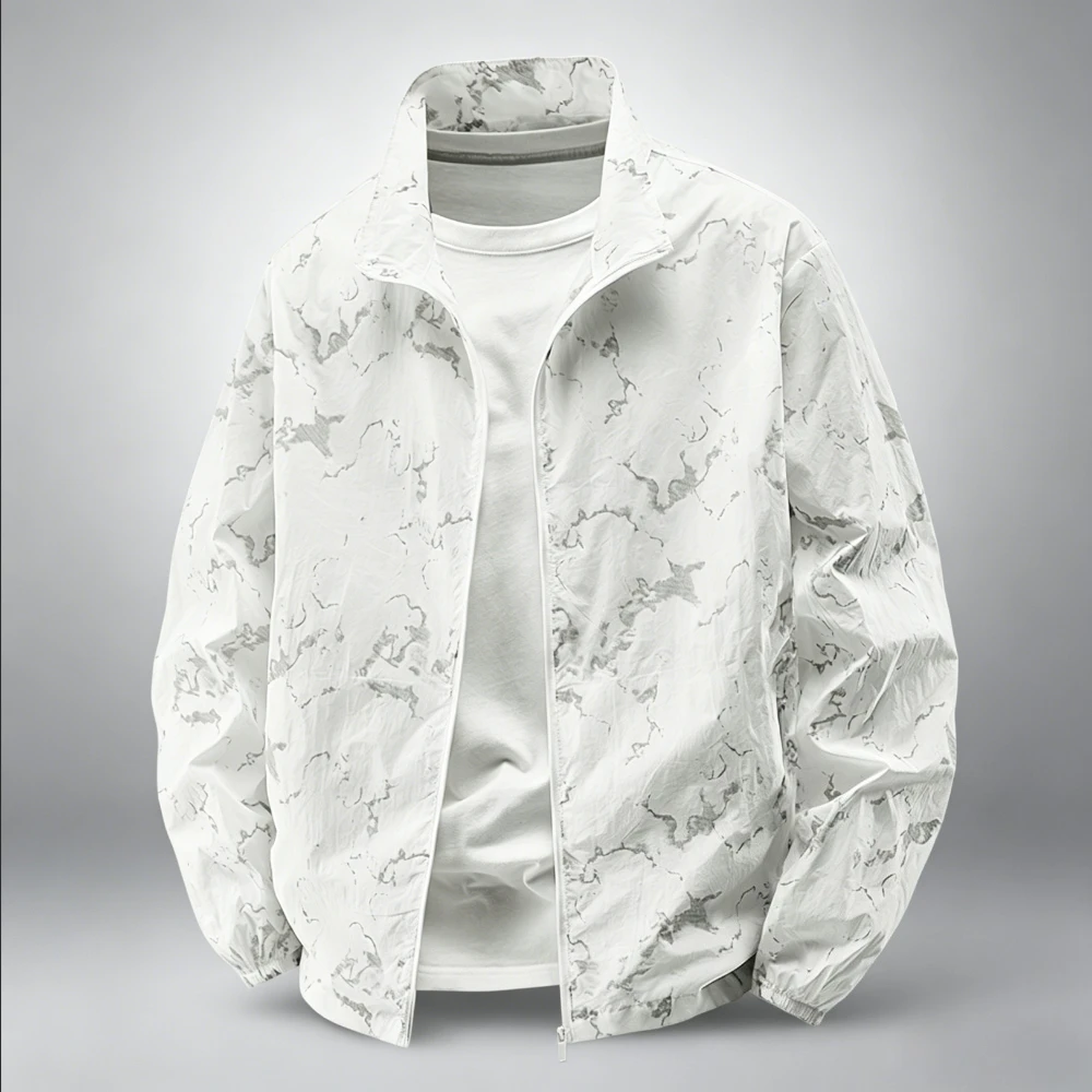

New Stand Collar Sun Protection Jacket for Men Women Summer Quick Dry Lightweight Loose Outdoor Coat Casual UPF50+ Skin Clothing