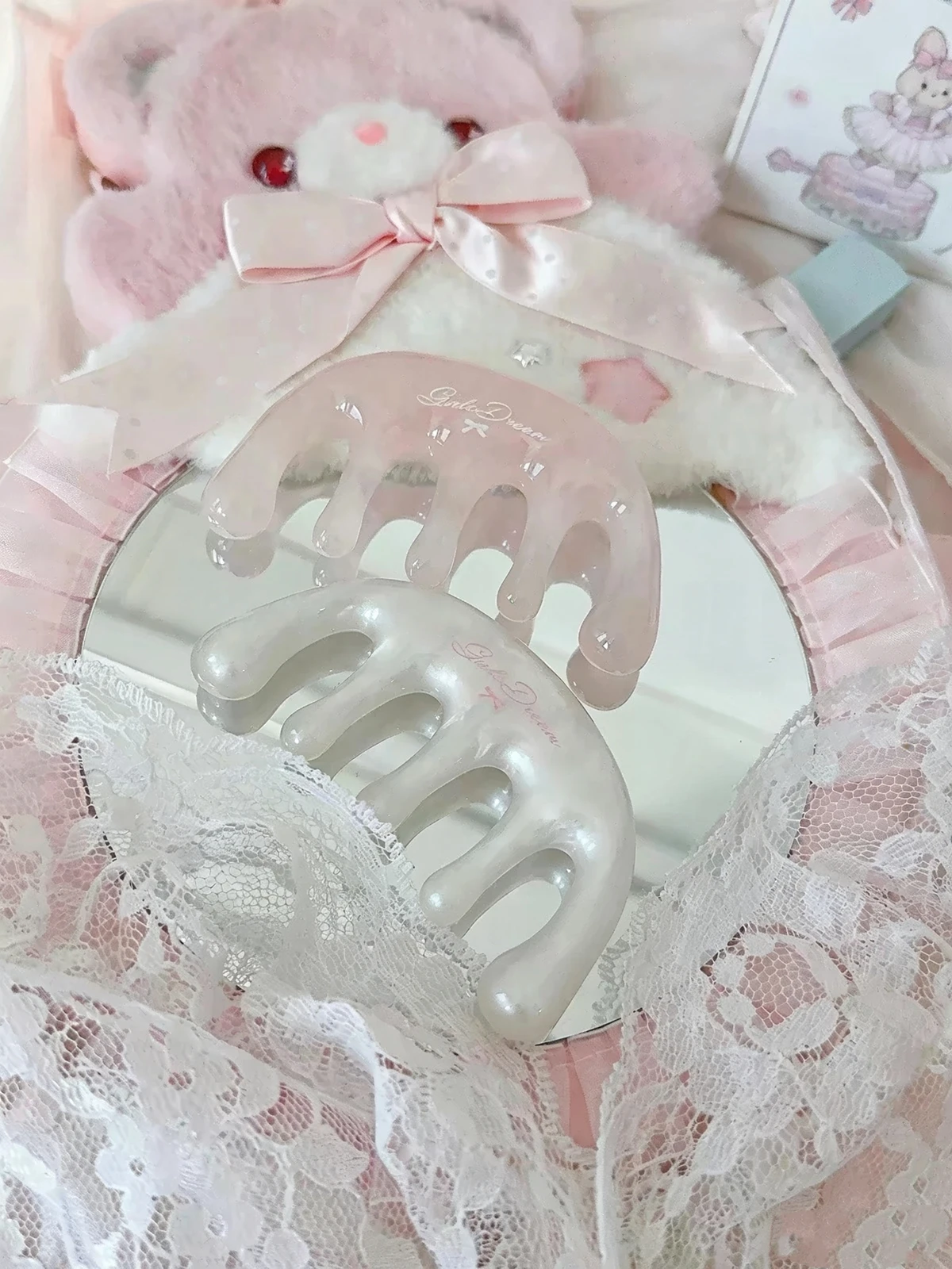 Body Meridian Massage Comb Five Wide Tooth Comb Acupuncture Therapy Blood Circulation Anti-static Smooth Hair