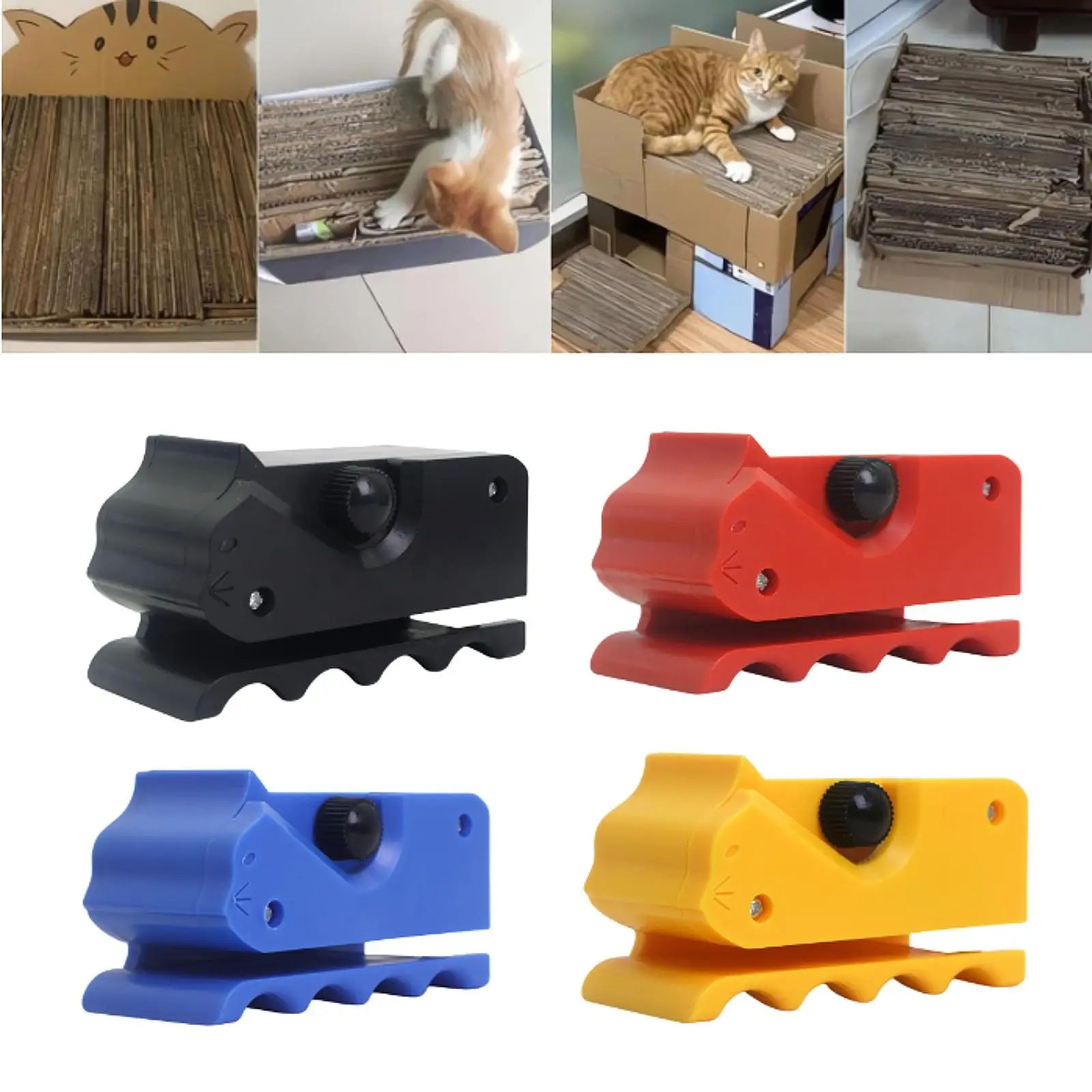 

Cardboard Cutter Corrugated Paper Cutter Cutting Tool Handheld for Cat Lovers Making Scratching Board DIY Crafts without Blade