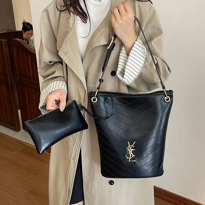 

Stylish-elegant 2025 New Ladies Luxury Brand Leather Tote Bag Famous Designer Vintage Popular Classic