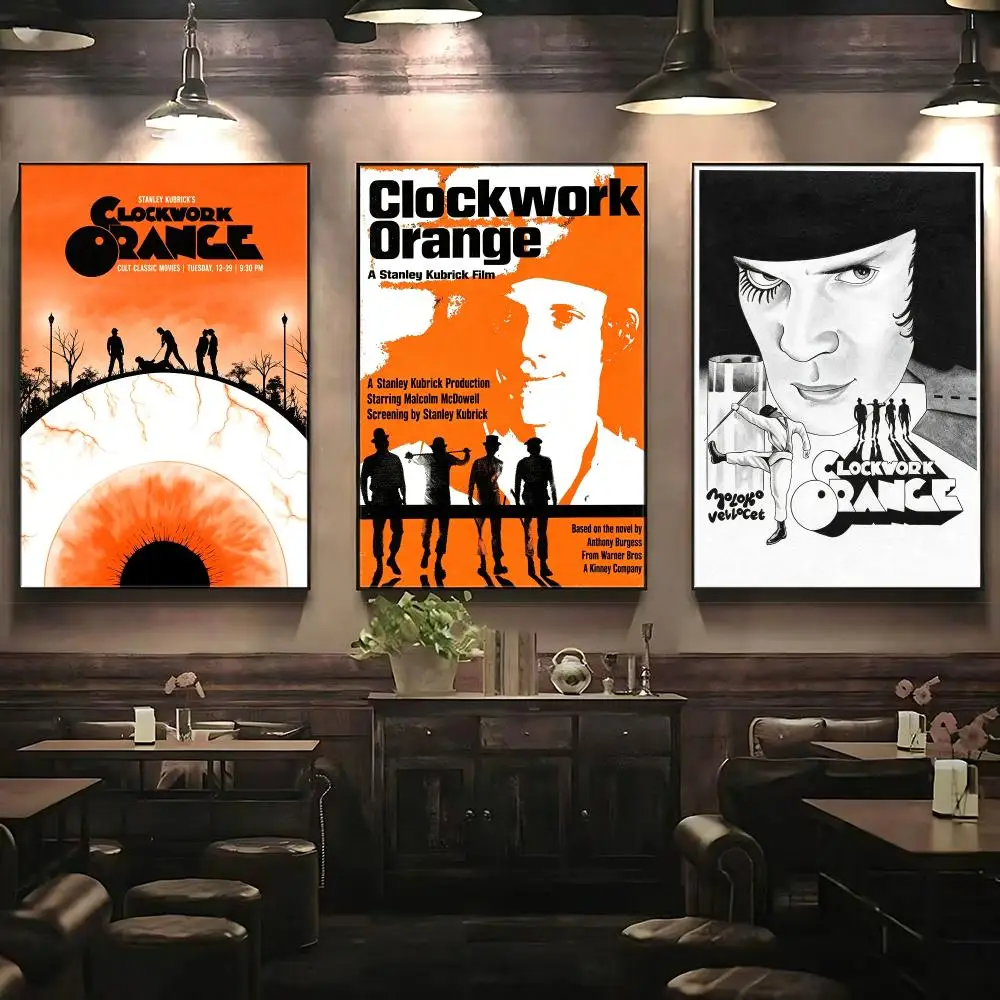 movie A Clockwork Orange Poster Poster HD Printing Premium Style for Home Decor for Bedrooms Hallways Cafes Gift