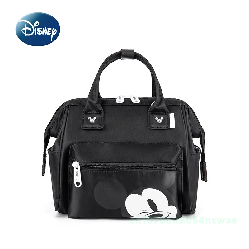 Nueva mochila de pañales de Mickey de Disney, bolso de bebé de moda de marca de lujo, mochila multifuncional de moda para pañales de bebé